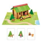 Mon premier chalet en bois Jeujura, de 60 pièces.