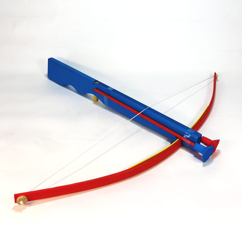 Nouveau Métal acier inoxydable Mini arbalète arc flèche tir jouet décor