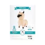 pochette trophée 3d bébé lama à monter moyen agent paper