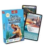 boîte et cartes défis nature dinosaures 2 de la marque bioviva