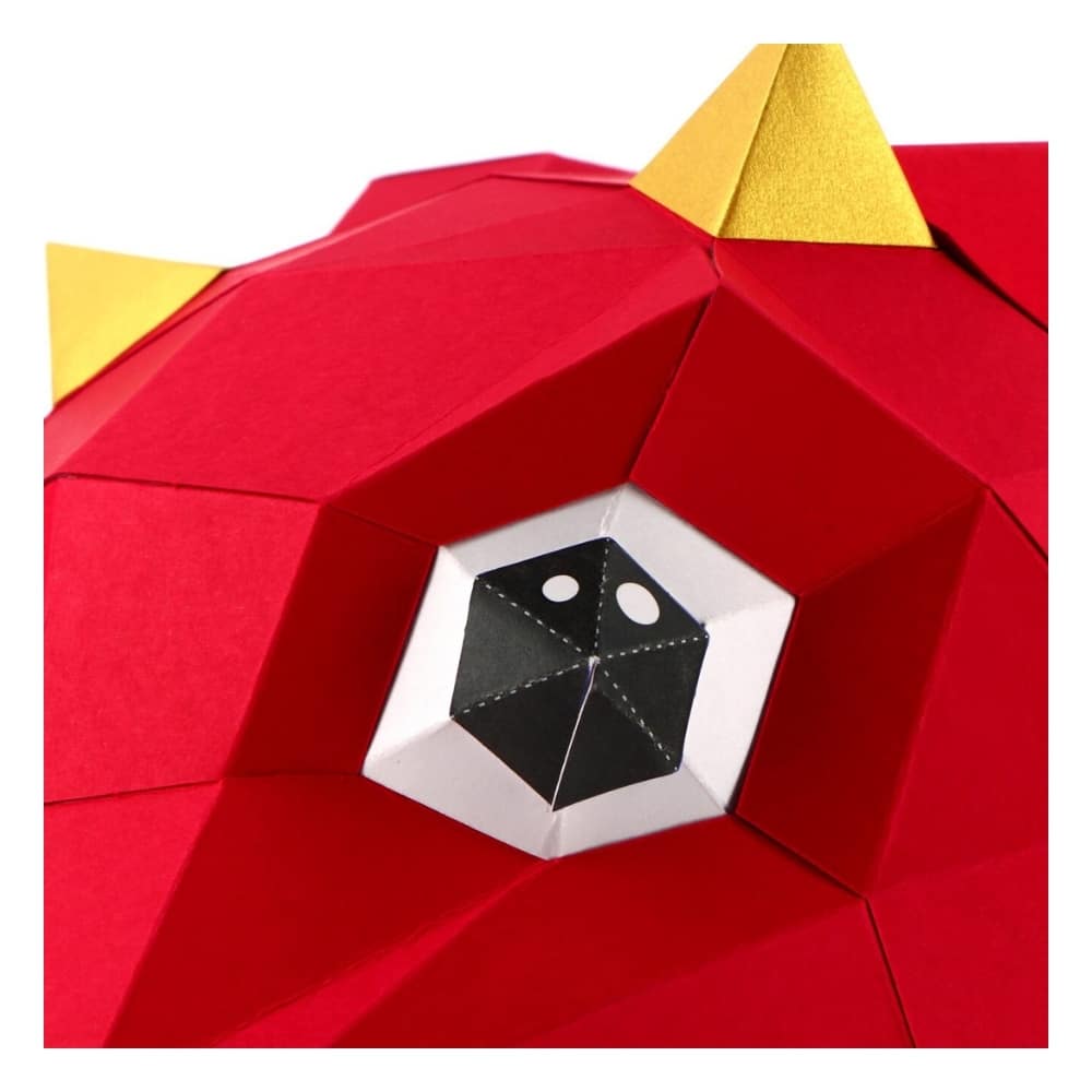 trophée 3d dragon petit gros plan oeil à monter moyen agent paper