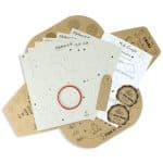 contenu pochette trophée papier 3d babies éléphanteau à monter facile agent paper