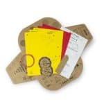 contenu pochette trophée papier 3d babies escargot à monter facile agent paper