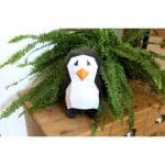 trophée papier 3d babies pingouino en situation à monter facile agent paper
