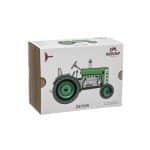 Tracteur à remonter Zetor vert boîte, marque Kovap.