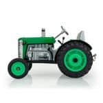 Tracteur de collection vert Zetor Kovap de profil.