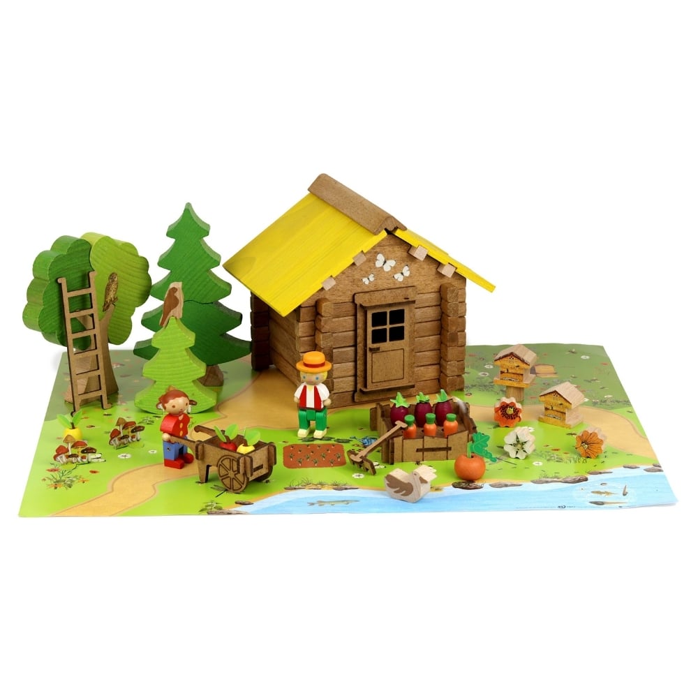 contenu de la maison de la nature 95 pièces jeujura sur tapis