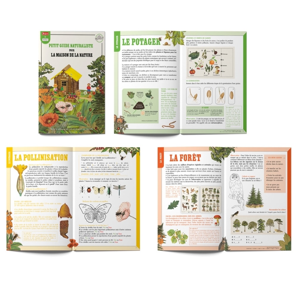 livrets du petit guide naturaliste de la maison de la nature de jeujura