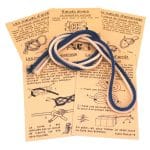 fiches détaillées des noeuds de base avec corde pour s'entraîner